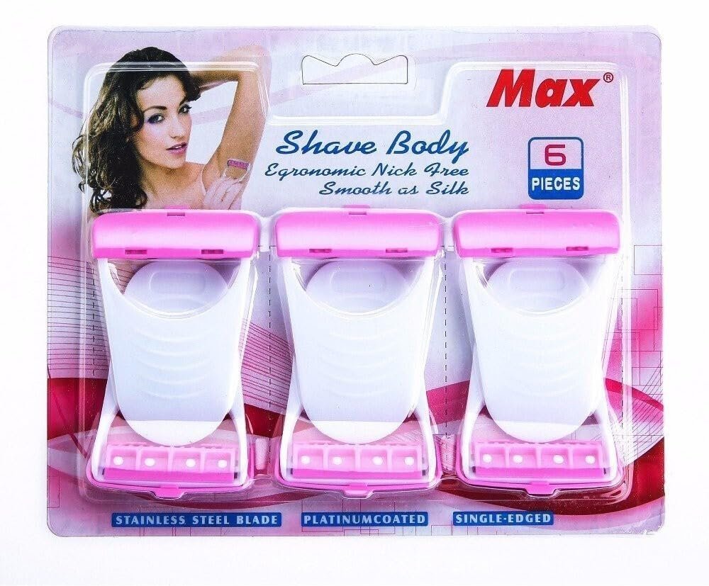 Diano dimzi 6 Hair Removal Body & Bikini Manual Shaving Effective Leg Body Hair Remover Strips