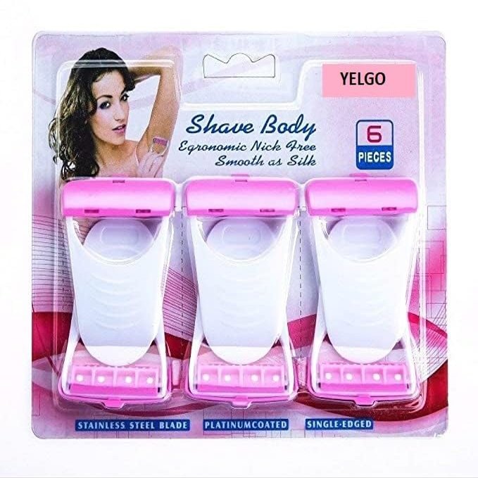 Diano dimzi Women'S Disposable Plastic Hair Razor & Bikini Shaving Razor For Women Pack Of 6