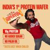 SuperYou Cheese Protein Wafer Bars (Pack of 10)|10g Protein, 3g Fiber, No Added Sugar|Yeast Fermented Protein|Energy Bars|Crunchy Wafer Bar|100% Vegetarian|No Palm Oil|400g view 4