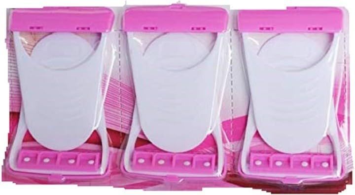 Diano dimzi Disposable 6 Blades Body & Bikini Shaving Razor For Women - Pink