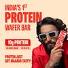 SuperYou Assorted Protein Wafer Bars (Pack of 10)|10g Protein, 3g Fiber, No Added Sugar|Yeast Fermented Protein|Energy Bars|Crunchy Wafer Bar|100% Vegetarian|No Palm Oil|400 G view 3
