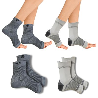 Diabetic Neuropathy Support Socks | Anti-Swelling Cooling Footwear, Orthopedic Compression, Alignment Toe Splitter | Men & Women