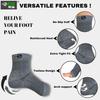 Diabetic Neuropathy Support Socks | Anti-Swelling Cooling Footwear, Orthopedic Compression, Alignment Toe Splitter | Men & Women view 3