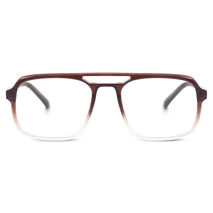 BEST READING GLASSES | BEST VIEWING ANGLE PLASTIC FRAME | PRODUCT IS LIGHT WEIGHT AND DURABLE | ALL POWER AVAILABLE (BROWN, +2.00)