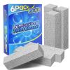 6 Pack Pumice Stone Toilet Bowl Cleaner, Pumice Stone for Cleaning, Powerfully Cleans Toilets, Bathtubs, Grills, Swimming Pools, Sinks (A) view 1