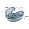 THE STYLE SUTRA Denture Cup Easy Clean Tooth Appliance Container Retainer Cleaner Case Blue view 3