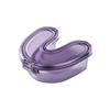 THE STYLE SUTRA Denture Cup Easy Clean Tooth Appliance Container Retainer Cleaner Case Purple view 2