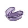 THE STYLE SUTRA Denture Cup Easy Clean Tooth Appliance Container Retainer Cleaner Case Purple view 4