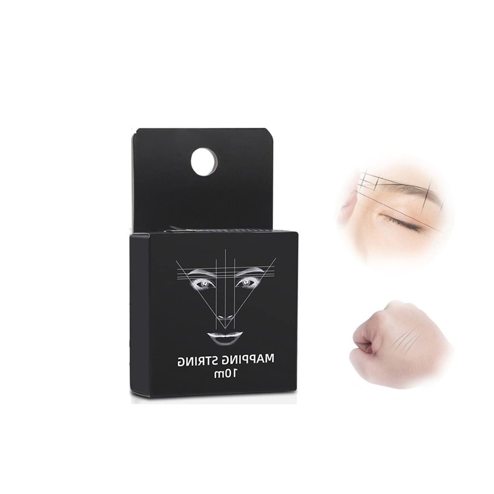 4beauty Therapy Mapping String Eyebrow Tattoo Pre Coated Ink for Microblading Tattoo,Mapping Tool for Eyebro