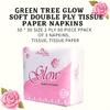 Green Tree Glow Soft Double Ply Tissue Paper Napkins 30 * 30 Size 2 Ply 50 Piece Per Pack of 3 Napkins, Tissue, Tissue Paper (W2M_GLW_Pack_3) view 2