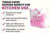 Green Tree Glow Soft Double Ply Tissue Paper Napkins 30 * 30 Size 2 Ply 50 Piece Per Pack of 3 Napkins, Tissue, Tissue Paper (W2M_GLW_Pack_3) view 4