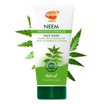 APPA Neem Face Wash for Clear, Healthy Skin with Neem Extracts for Deep Cleansing, Oil Control & Even Skin Tone | Non-Comedogenic | For Men & Women | 150 mL