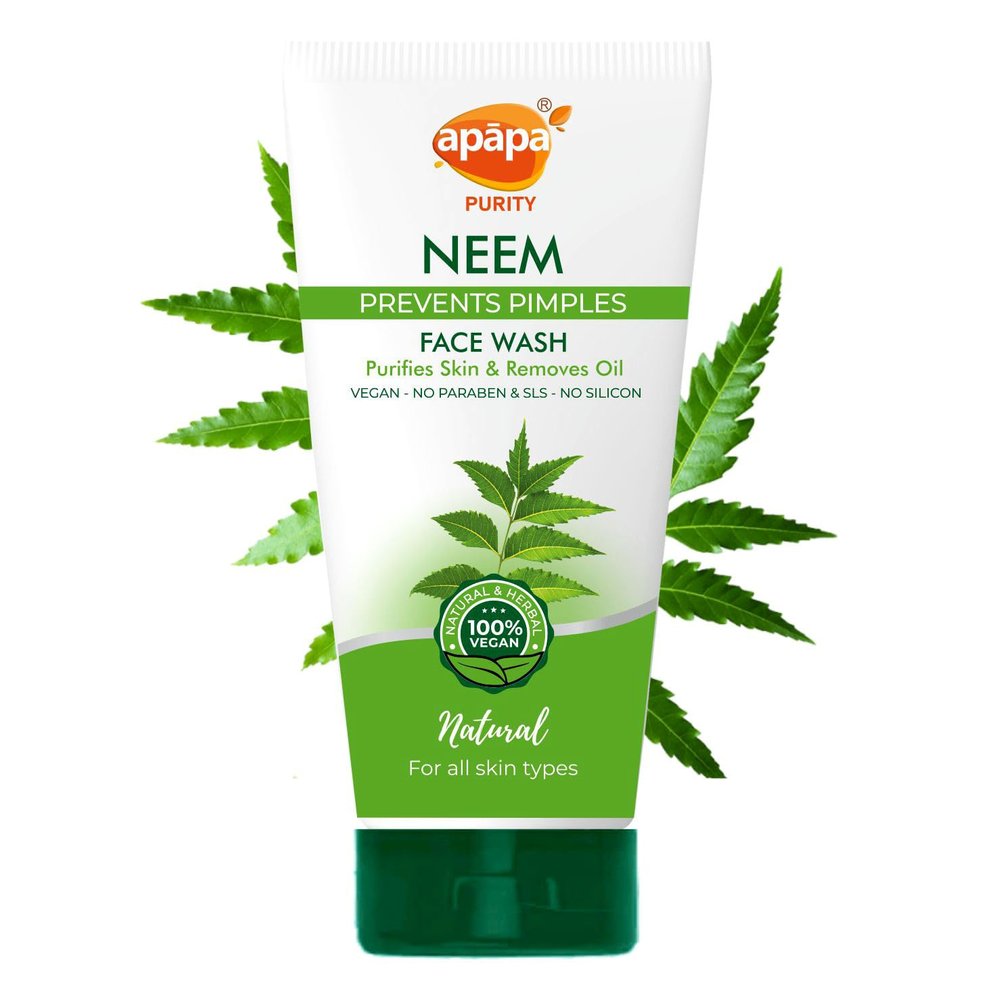 APPA Neem Face Wash for Clear, Healthy Skin with Neem Extracts for Deep Cleansing, Oil Control & Even Skin Tone | Non-Comedogenic | For Men & Women | 150 mL