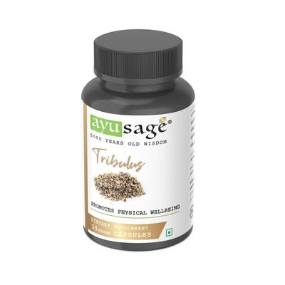 Ayusage Tribulus Terrestris For Men & Women Dietary Supplement, 30 Vegan Capsules, Promotes Physical Wellbeing (1)