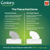 Century 2 Ply 100% Virgin Pulp Soft Facial Tissue Box | Car Tissue - 200 Pulls Per Roll (Pack of 4) view 3
