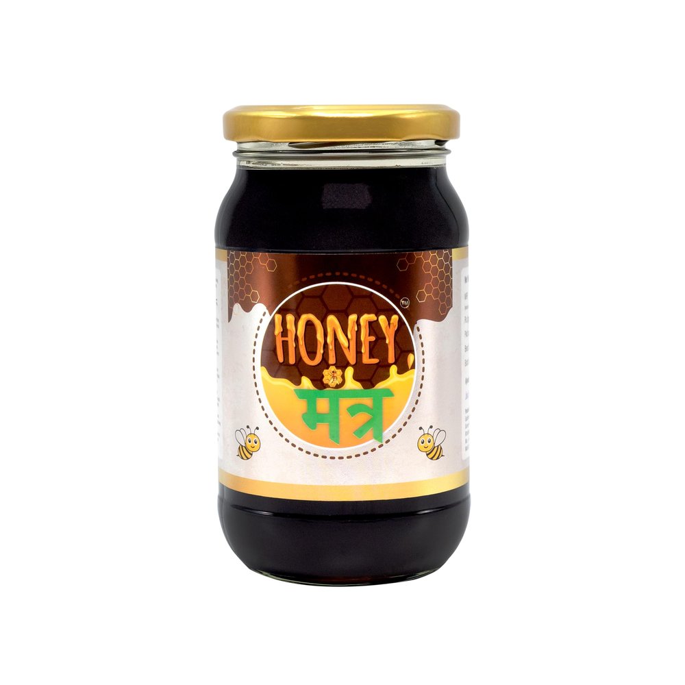 HONEY MANTRA Natural Raw Honey (500 GRAMS, MULTI FLORA FLAVOUR)