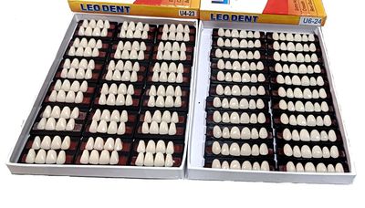 Dental Acrylic Teeth Kit Sets Shade Of Teeth Upper 4-23 (Upper 6-24)