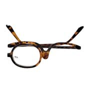 FULAIDA Make up Reading Glasses Magnifying Makeup Glasses Flip Up Cosmetic Readers for Women | Print | (+2.50)