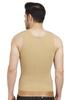 Dermapress GYNECOMASTIA Compression Full Vest | MICROPOLY Fabric | Front Hook and Zip Closer | Tomboy Chest Binder | Chest and Abdomen Support | Chest Shapewear (Beige, XL) view 2