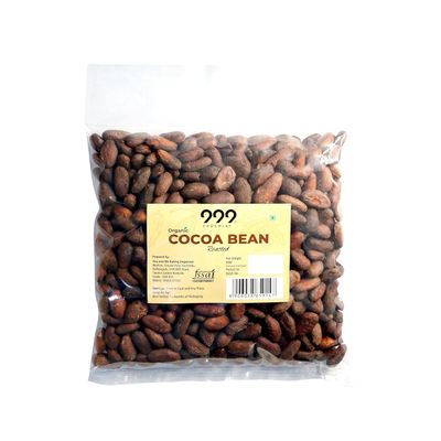 999 Chocolat Organic Roasted bean 1KG - Sun-Dried, Fermented Roasted Cacao Beans for Eating, Baking, Chocolate Making | High in Antioxidants | No Preservatives | No Artificial Flavour