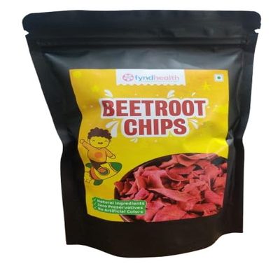 Fyndhealth's Beetroot Chips | Crispy Chips (100 Grams)