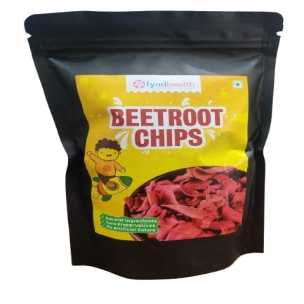 Fyndhealth's Beetroot Chips | Crispy Chips (100 Grams)