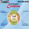 HUNGRY TUMMY Badam Pista Cookies (250g) - Made with Butter | Delicious Almond & Pista Pistachio Biscuits, High Protein Snack, Perfect for Tea Time & Night Munching view 3