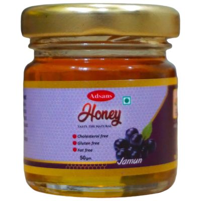 Adsans Raw Jamun Honey 50gm | 100% Pure Raw and Unprocessed Honey | NMR Tested