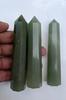 2Pcs Set Green Aventurine Tower, Green Aventurine Point, Nylon Green Aventurine Wand, Crystal Tower, Crystal Obelisk, Crystal Point 3-4inche view 3