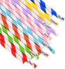 Biodegradable Paper Straws  100 Pcs Multicolor Eco-Friendly Drinking Straws | Compostable & Disposable Straws for Juice, Smoothies, Cocktails, Cold Drinks & Parties (8mm) view 4