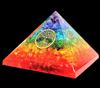 7 Chakra Orgone Crystal Pyramid Seven Chakra Reiki Crystal Healing Tree of Life Orgonite Pyramid Home Office Table Decor Gift Positive Energy Yoga Meditation view 4