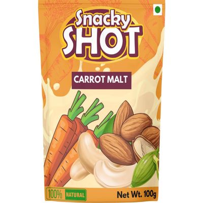 Carrot Malt Milk Mix, Natural Drink for Kids, Adults & Elders - 100g