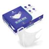 Careview 3 Dimensional Disposable Face Mask with 4 Layered & Incredibly Soft Spandex Non Woven Fabric Ear loop (White, Pack of 50) view 1