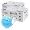 Careview 3 Ply Disposable Face Mask Box with FABRIC Earloop and built in Nose Pin (Pack of 100, Blue) view 1
