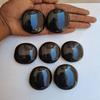 2Pcs Set Black Tourmaline Palm Stone Crystal - Black Tourmaline Palmstone Natural Chakra Therapy Polished Healing Crystal Oval Pocket Worry Stone Gemstone for Anxiety Stress Relief view 2