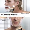 Drumstone [    ] 3-in-1 Professional Waterproof Wireless Electric Shaver, Beard, Hair, and Body Grooming, Precision and Comfort for All Your Grooming Needs view 3
