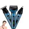 Drumstone [    ] Elegant Metal Body Rechargeable Trimmer, Versatile Grooming with Hair Trimmer, Shaver, Precision Accessories, V8 Charging Cable view 1