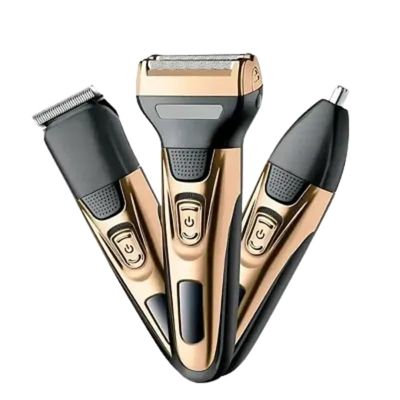 Drumstone ['     ] 3-in-1 Shaver and Nose Hair Trimmer, Versatile Grooming Tool for Facial Hair, Beard, Nose Hair, Compact and Efficient Design