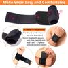 2-Pack Adjustable Wrist Braces for Men and Women  Support for Carpal Tunnel, Pain Relief, Weightlifting, Workouts, and Everyday Comfort  Flexible, Elastic, and Multi-Functional Wrist Wraps view 3