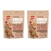 Zerobeli Dark Chocolate Almond Muesli 425g (pack of 2) Cereals for breakfast rich in Multigrain, protein, fibre Almonds, Pumpkin Seeds and Cranberry|100% Wholegrain | Rich in Antioxidants view 1