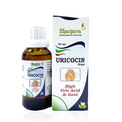 Bhargava Phytolab Uricocin Minims Drops 30ml Aids in Relieving Joint Pain Helps in Reducing Uric Acid Reduces Joint Inflammation