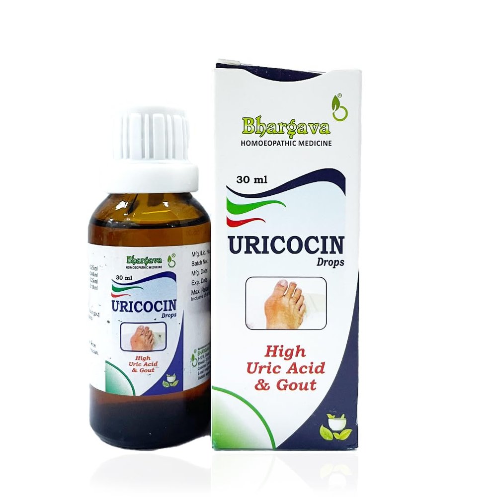 Bhargava Phytolab Uricocin Minims Drops 30ml Aids in Relieving Joint Pain Helps in Reducing Uric Acid Reduces Joint Inflammation