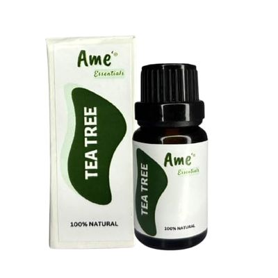 Ame Organic Pure Tea Tree Essential Oil | Tea Tree Oil For For Hair | Tea Tree Oil for face | Tea Tree oil for skin | Suitable For All Skin & Hair Types - 10ml