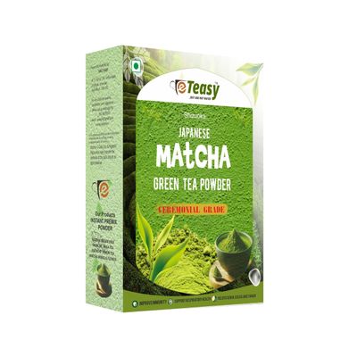 ETEASY Matcha Green Tea Ceremonial premium Grade Japanese authentic Immunity Booster Improve Metabolism powder 150 gms