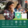 Century 1 Ply 100% Virgin Pulp Tissue Paper Napkins| Highly Absorbent & Chemical Free Serving Napkins 100 Pulls- 23x23 cm (Pack of 6) view 2