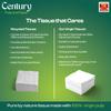 Century 1 Ply 100% Virgin Pulp Tissue Paper Napkins| Highly Absorbent & Chemical Free Serving Napkins 100 Pulls- 23x23 cm (Pack of 6) view 3