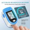 MCP Fingertip Pulse Oximeter, Oxygen Saturation (SpO2) and Heart Rate Monitor with LED Display (Blue (BM1000A)) view 4