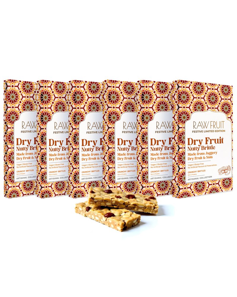 HyperFoods Dry Fruit Nutty Brittle Pack of 6 Chikki Combo dry fruit chikki Healthy Bar Pack Energy Bites Dry Fruit Bar Combo Delicious & Crunchy Bar