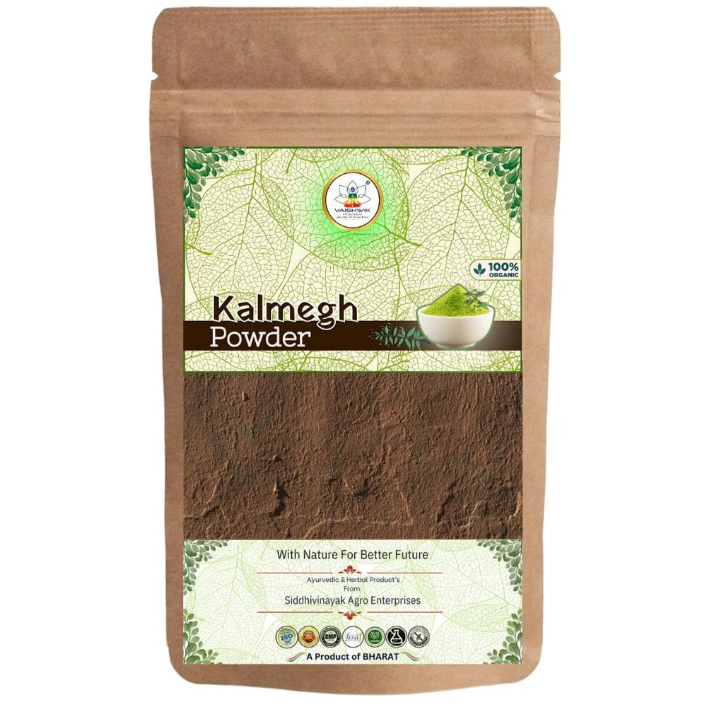 Vaishwik Prakruti Kalmegh Powder | 100% Pure & Natural Ayurvedic Herbal Supplement | Supports Liver Health & Immunity | 100g