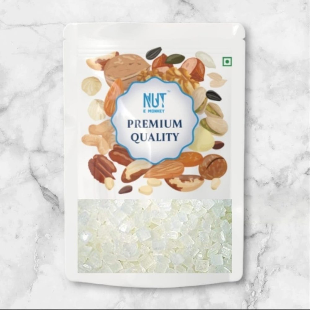 NUT E MONKEY- 200GM Mishri Dana, Sugar Crystal, Cutting Mishri, Rock Sugar (Mishri), Mishri for Prasad